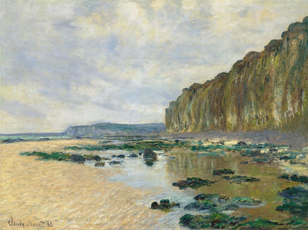 Low Tide at Varengeville - Claude Monet Paintings